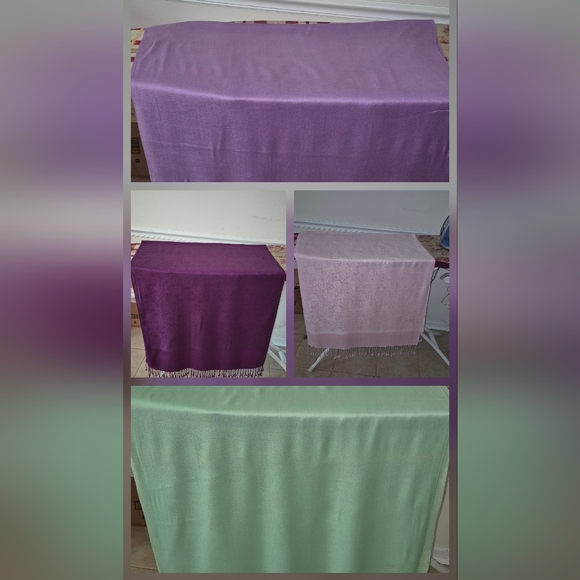 Bundle of (4) 100% Pashima Scarves - Picture 1 of 5